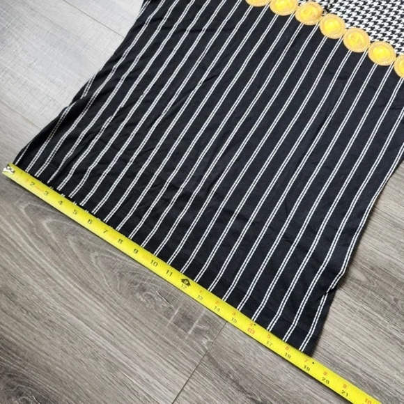 Christian Dior Houndstooth Button Polo Top Shirt Small Med 90 Vintage Dior Box - Picture 9 of 14